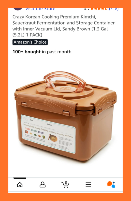 portable kimchi fermentation purse