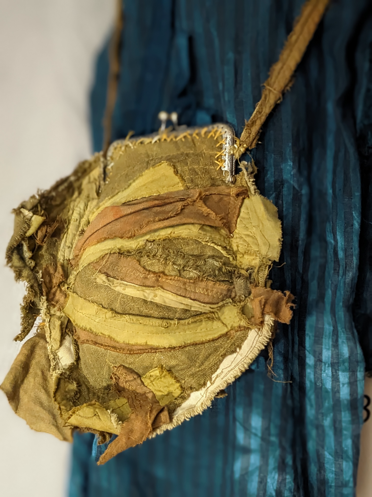 Secret Lentil Mossminder Pouch, rustic brass