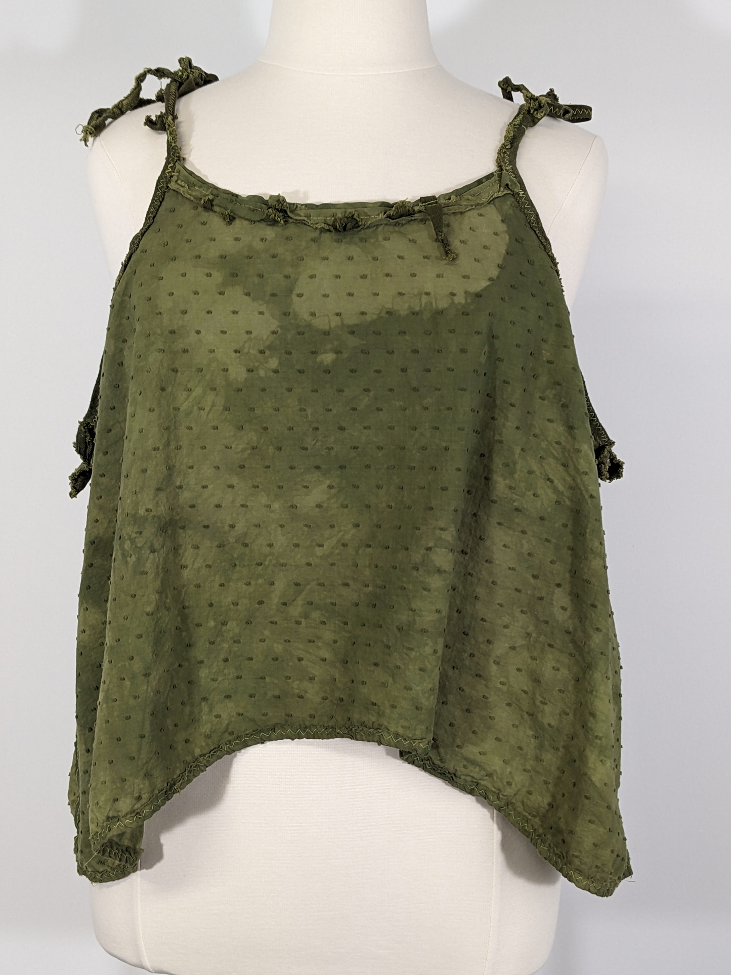 camo/cami/canned spinach slip-top