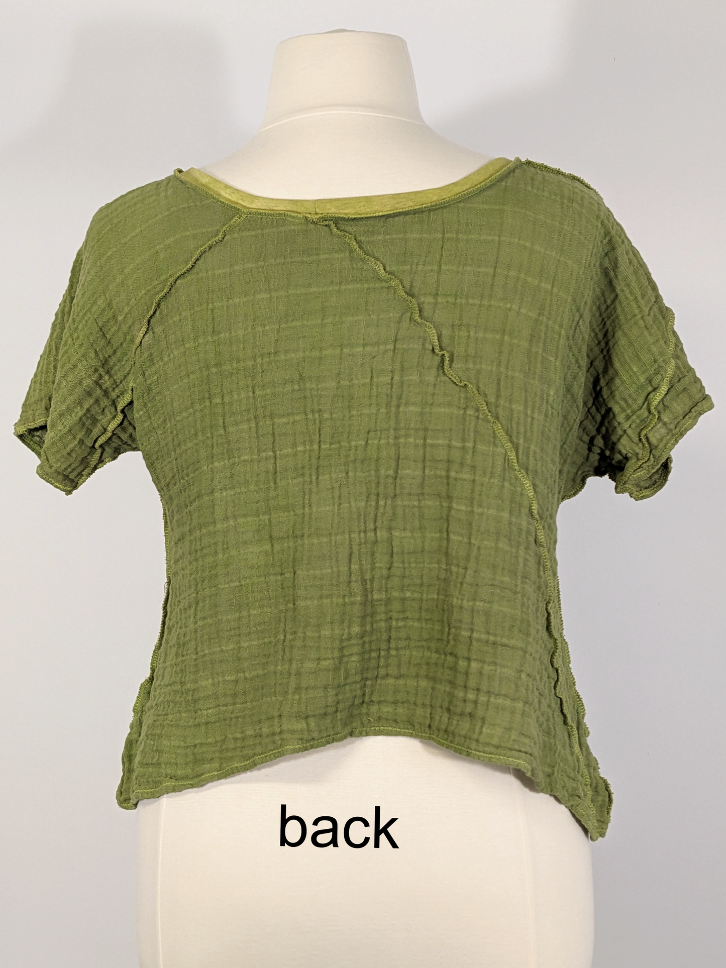 Perfect Avocado: double-gauze shirt