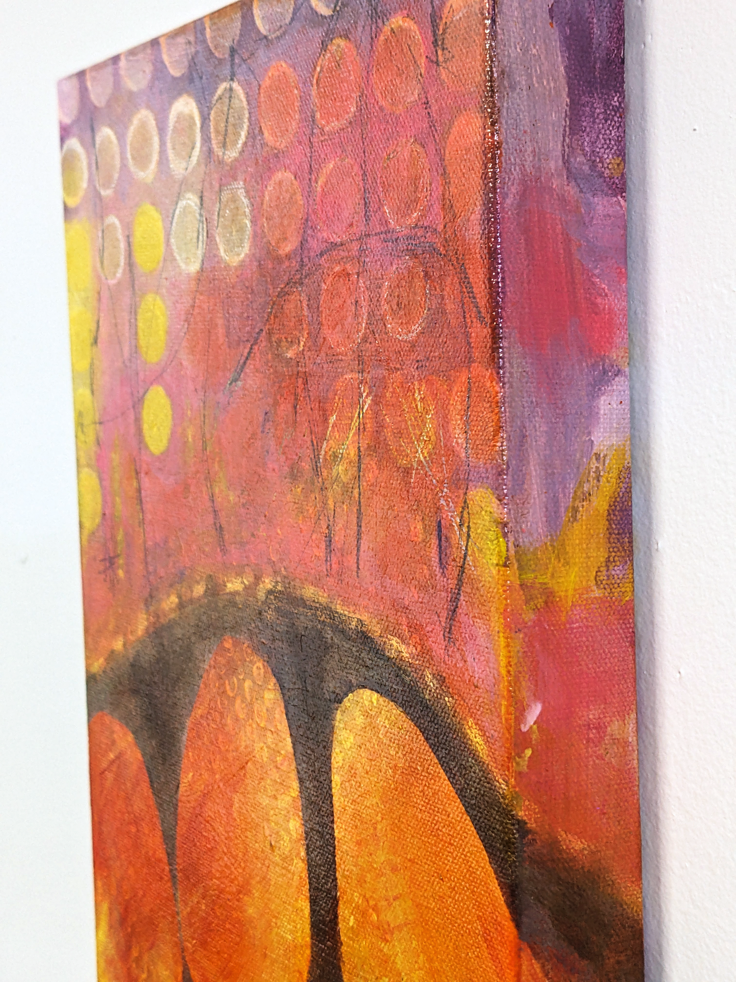 detail, future fruits painting by helen carter / secret lentil