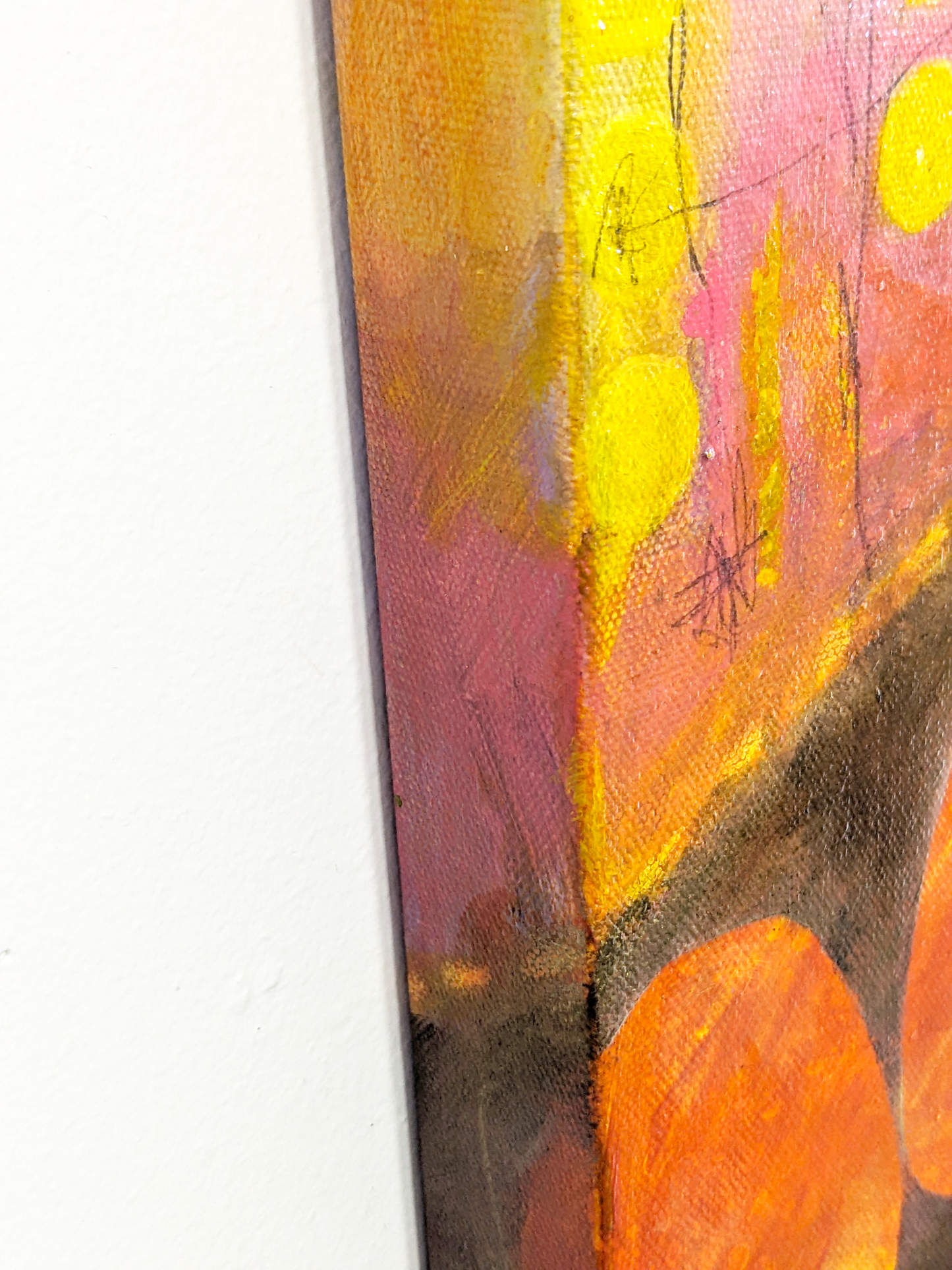 detail, future fruits painting by helen carter / secret lentil