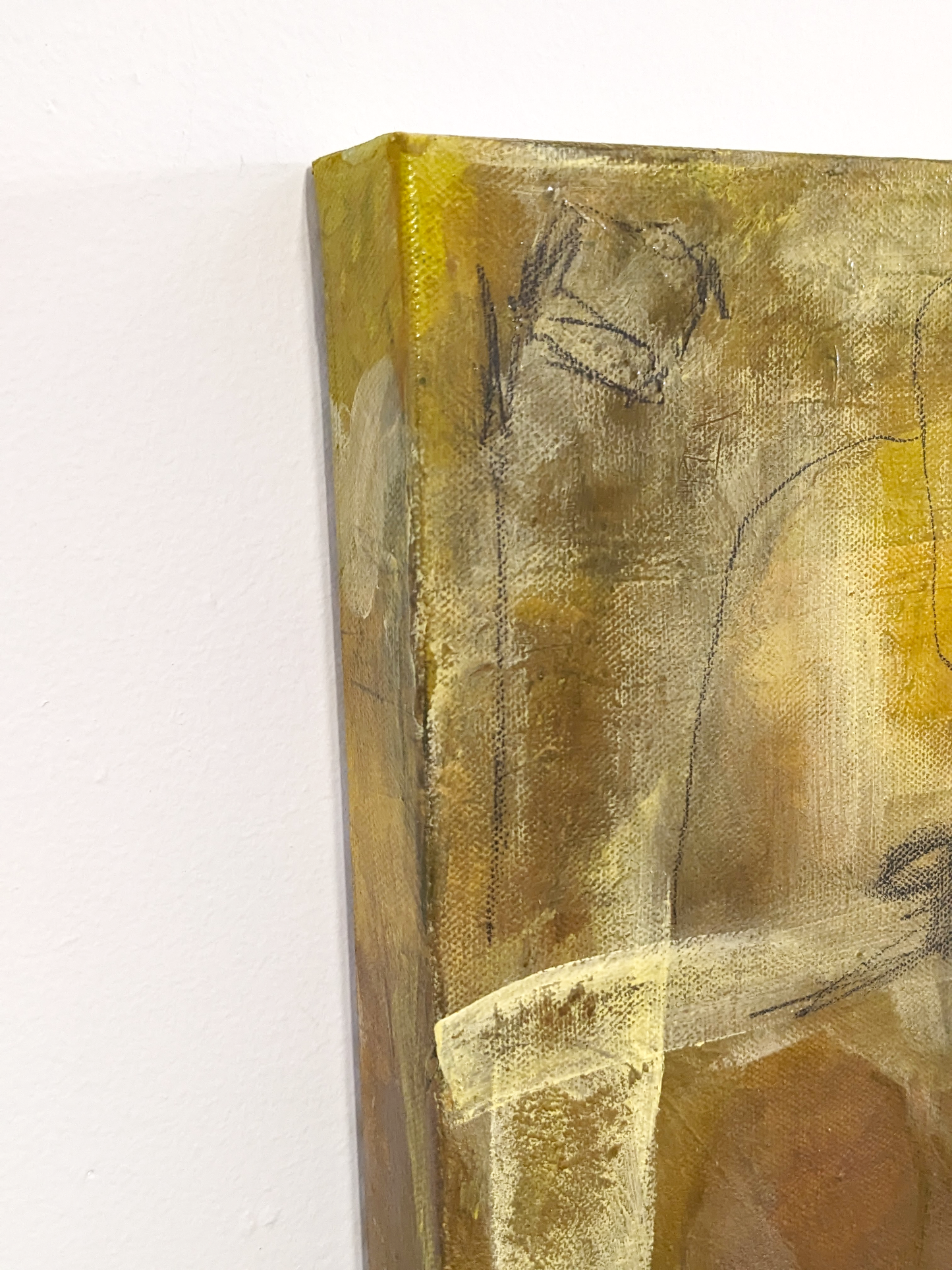 detail, underpinnings original painting helen carter / secret lentil