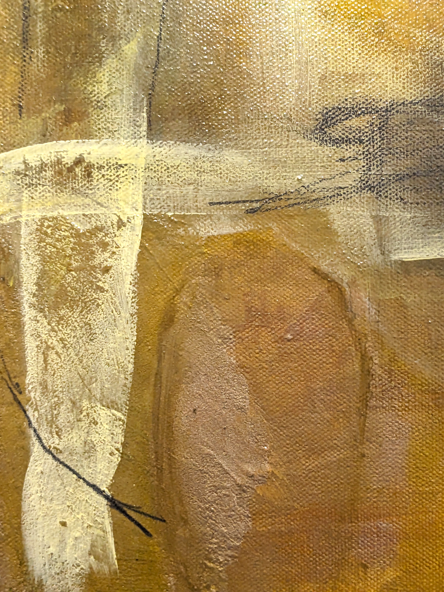 underpinnings original painting helen carter / secret lentil