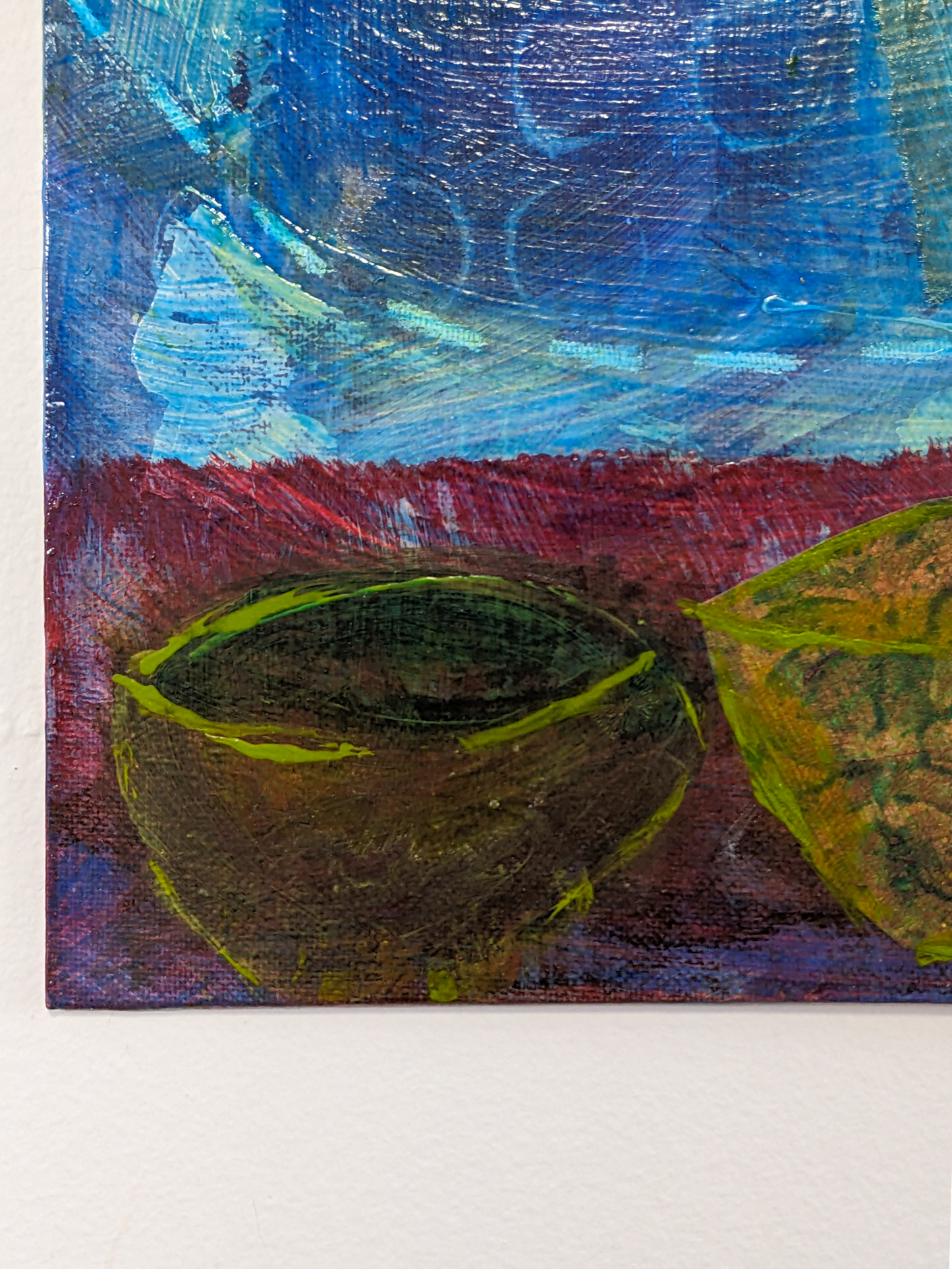 detail, the pebblekeepers painting by helen carter / secret lentil