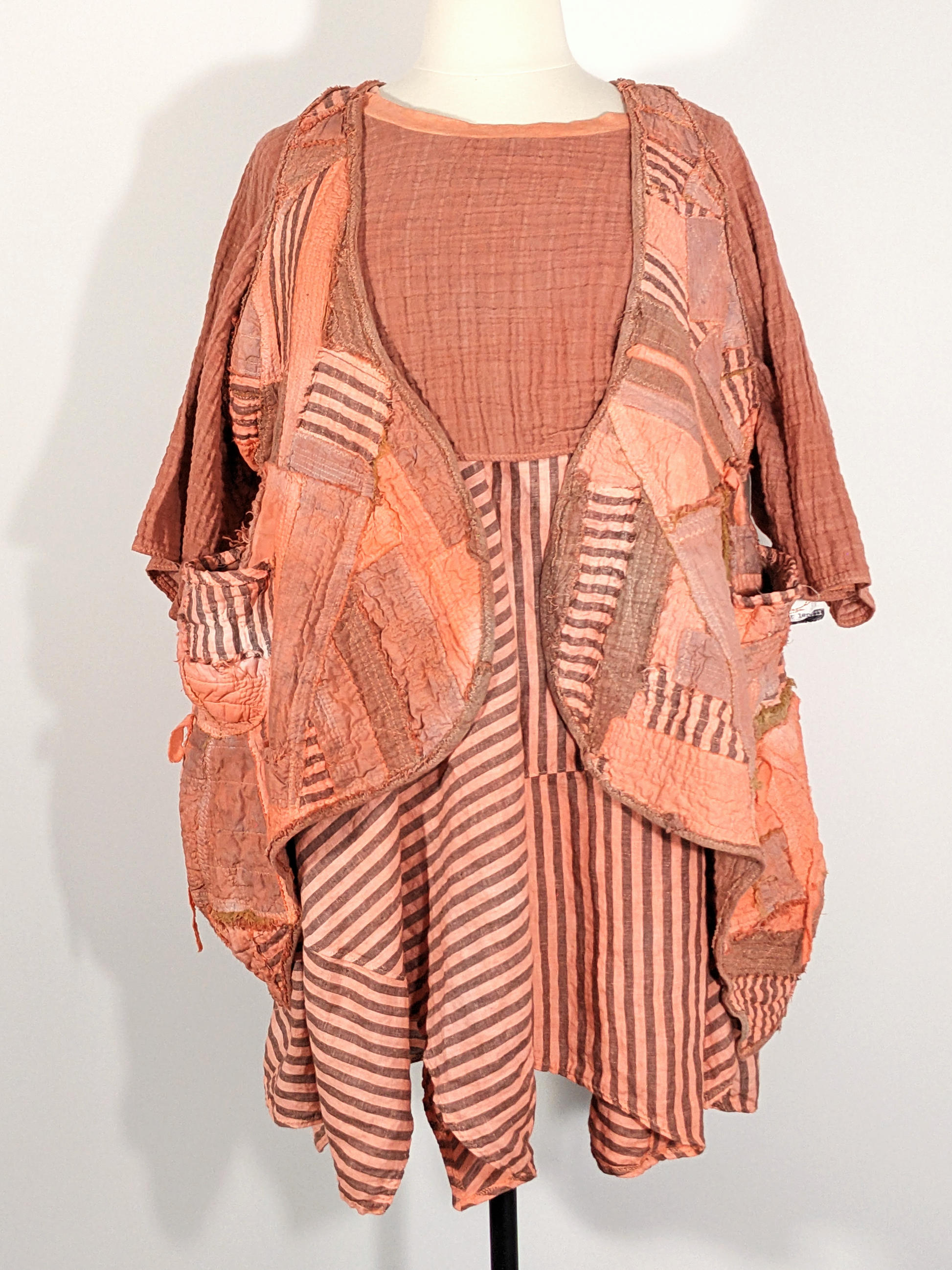 Secret Lentil Salmon Supercomfort Shrug in double-gauze