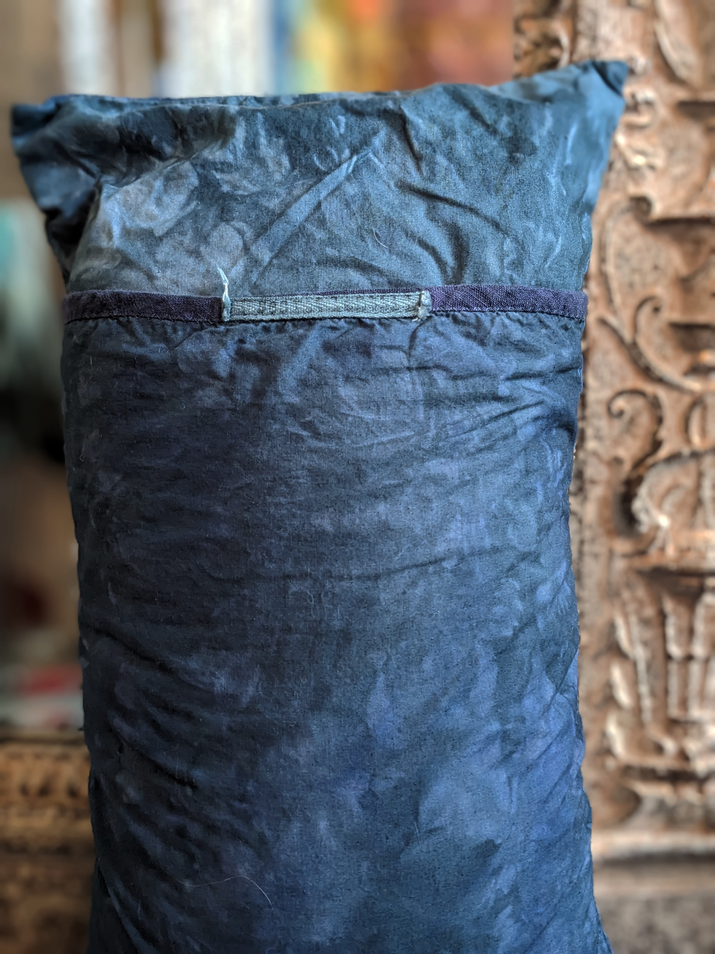 Deluxe Throw Pillows Wabi-Sabi Hand Made Dyed Stitched at Secret Lentil
