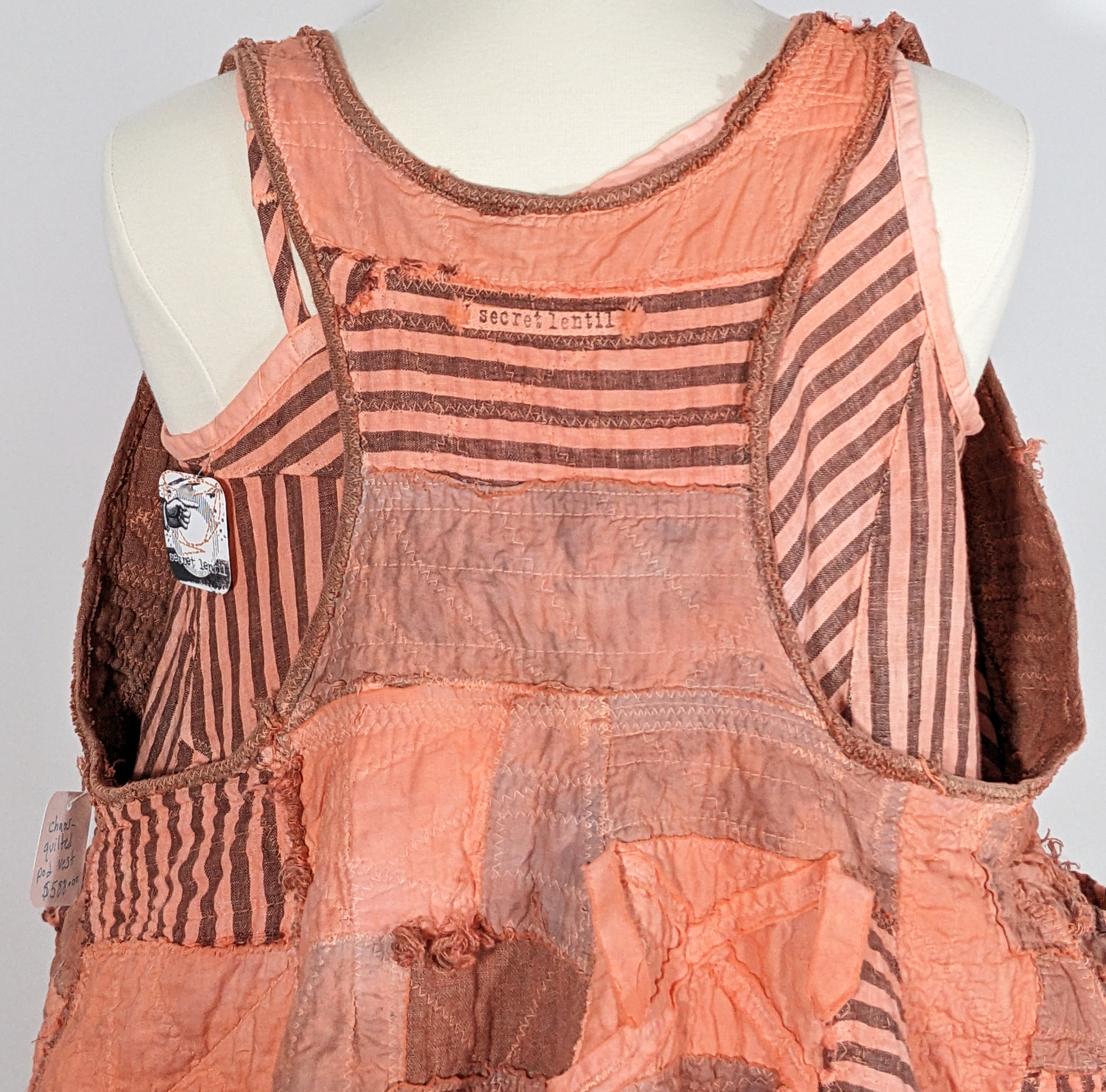 Secret Lentil Past-Perfect artifacted pod vest