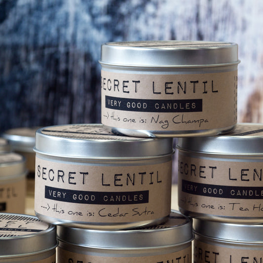 Secret Lentil Very Good Candles
