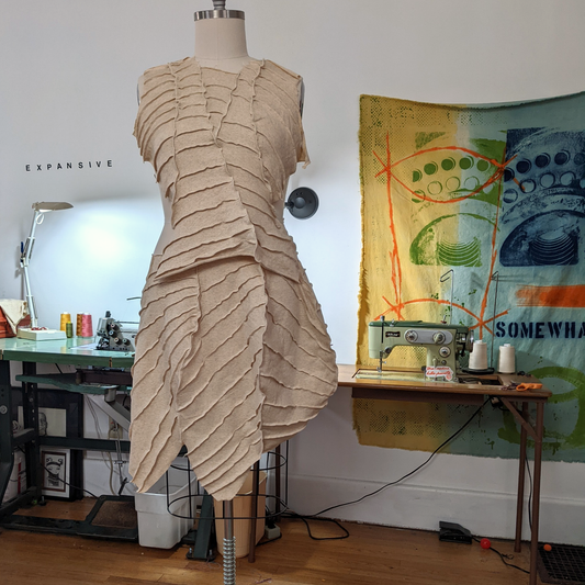 work in progress: sculpted dress