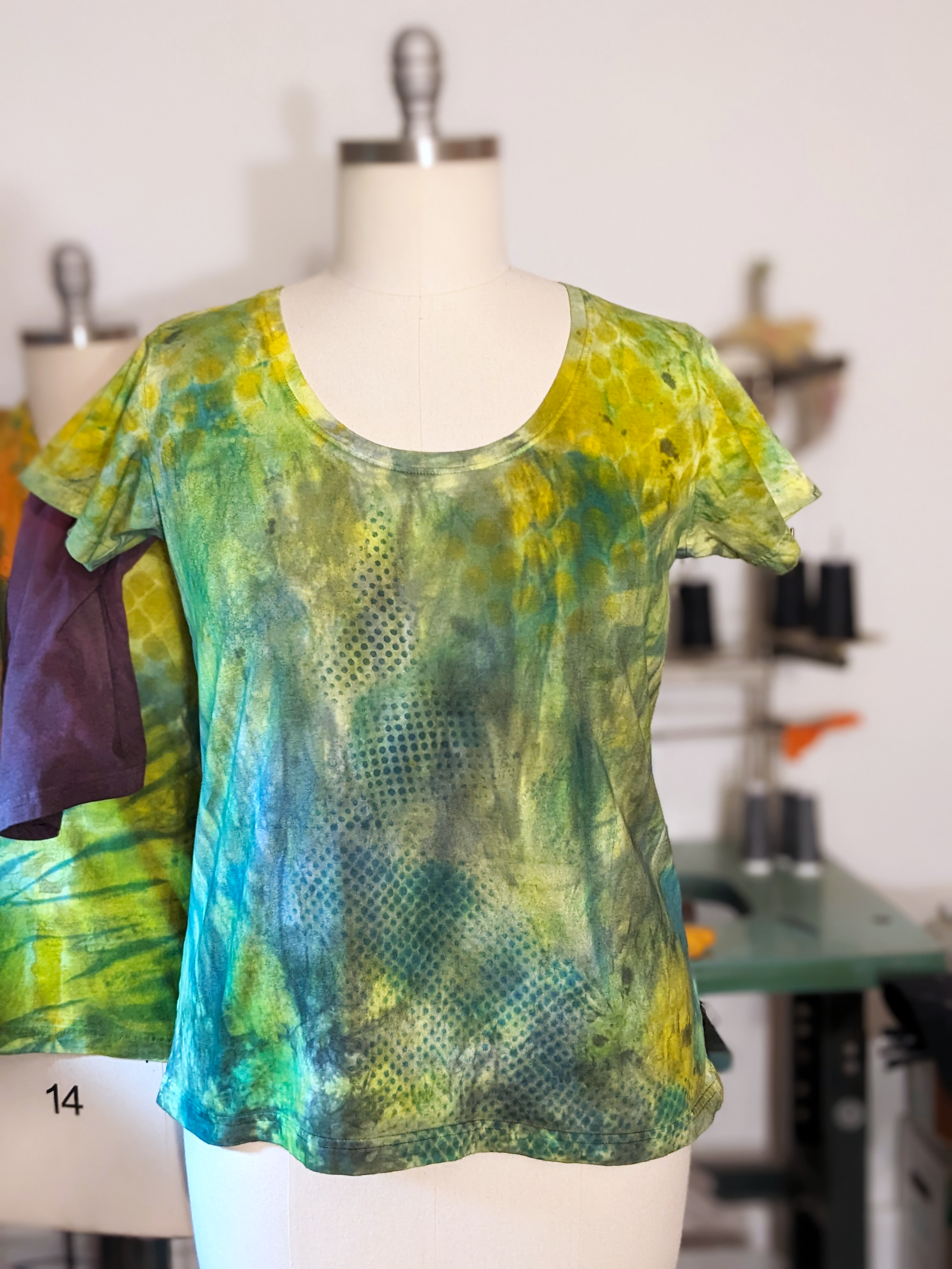 Hand painted t-shirt from secret lentil