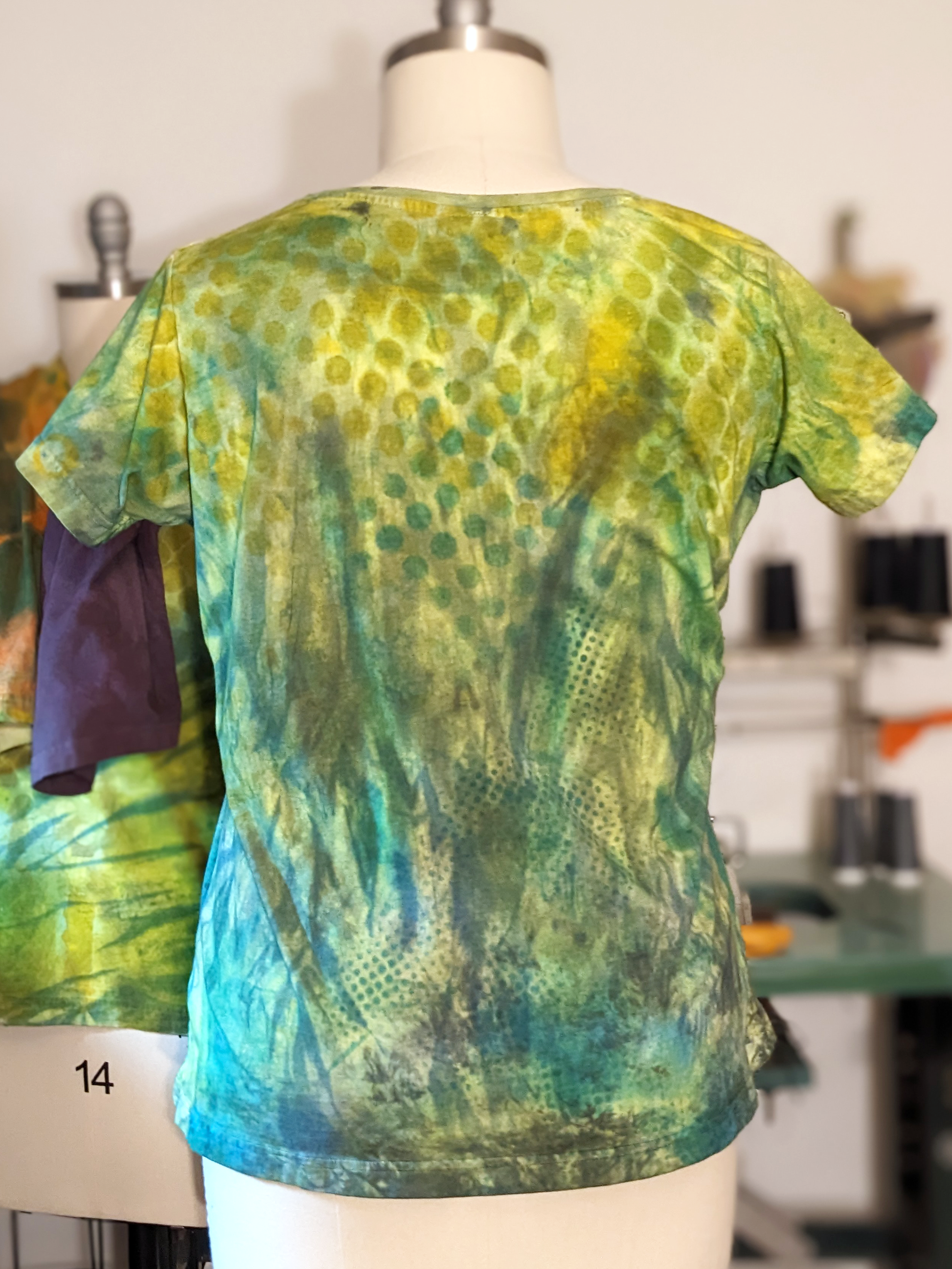 Hand painted t-shirt from secret lentil