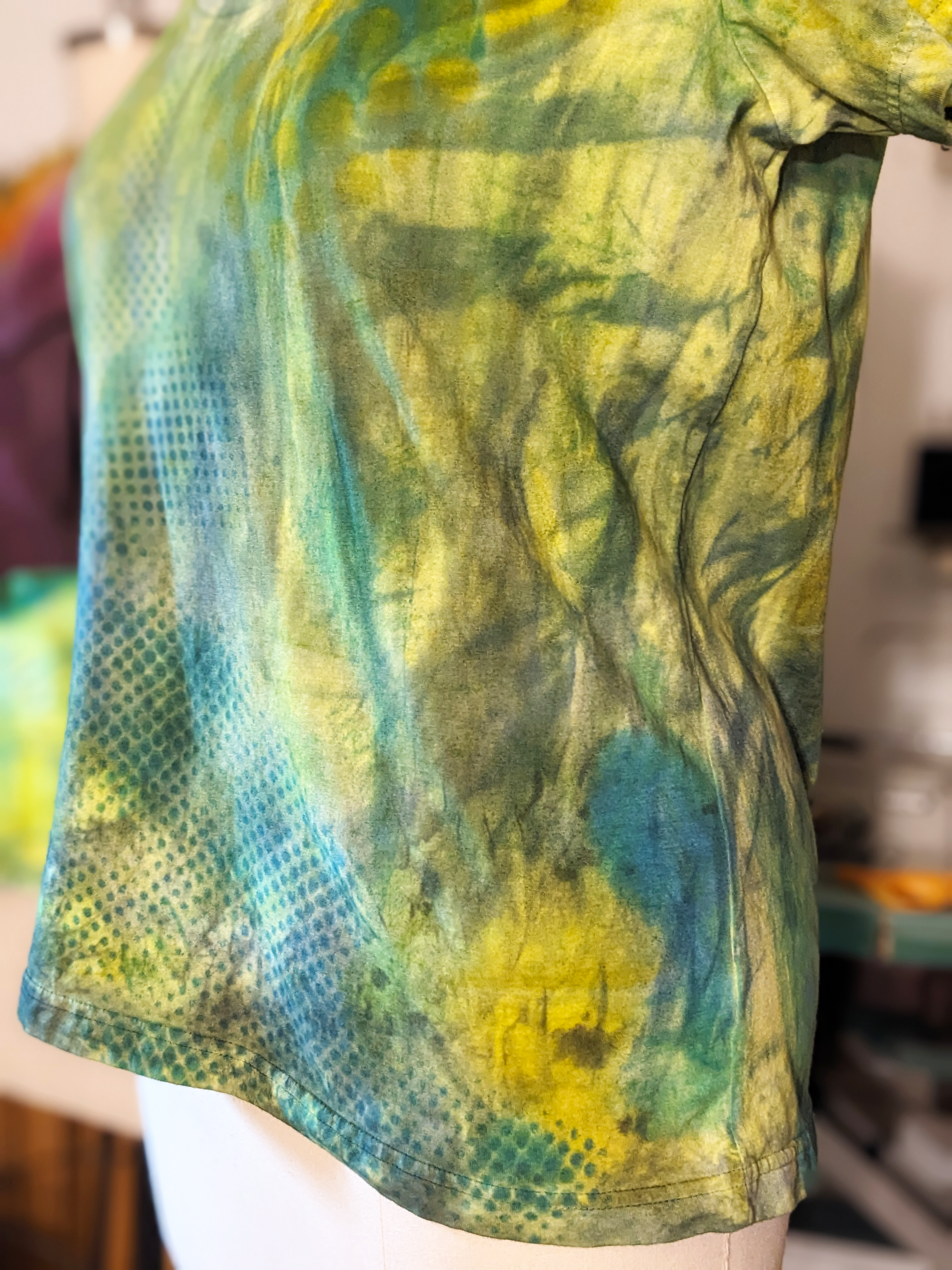 Hand painted t-shirt from secret lentil