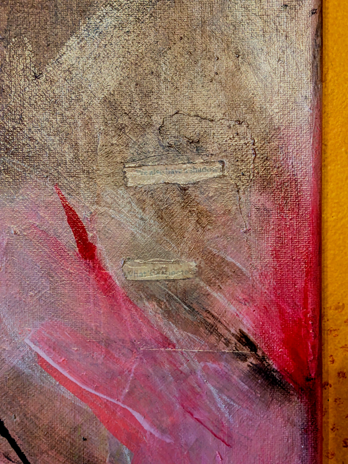 Comfort Zone, original helen carter painting, 12x16 acrylic/mixed media