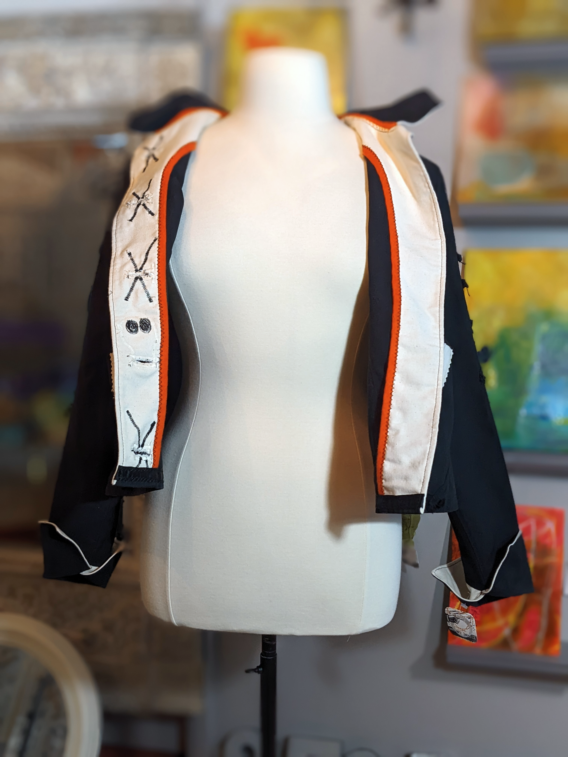 Secret Lentil canvas jacket (I'm Not Dead But Sometimes) I Don't Feel So Good