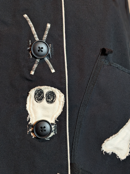 Secret Lentil canvas jacket (I'm Not Dead But Sometimes) I Don't Feel So Good