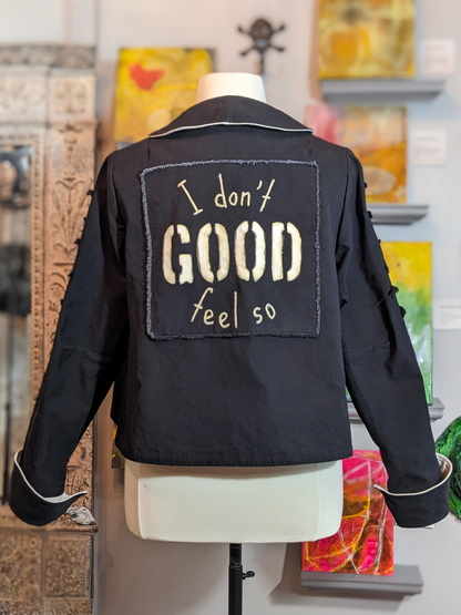 Secret Lentil canvas jacket (I'm Not Dead But Sometimes) I Don't Feel So Good