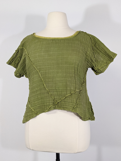 Perfect Avocado: double-gauze shirt