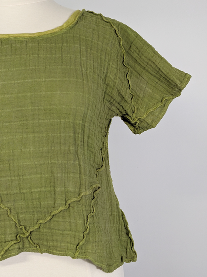 Perfect Avocado: double-gauze shirt