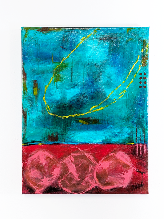 After They Left Town, painting by helen carter / secret lentil