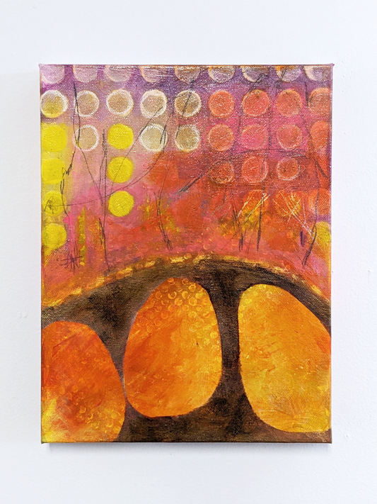 future fruits painting by helen carter / secret lentil