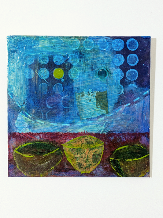 the pebblekeepers painting by helen carter / secret lentil