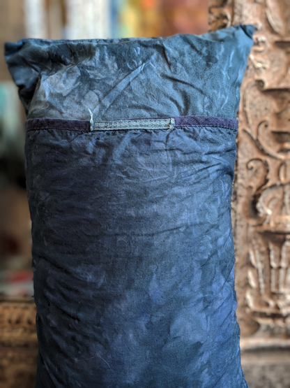 Deluxe Throw Pillows Wabi-Sabi Hand Made Dyed Stitched at Secret Lentil 
