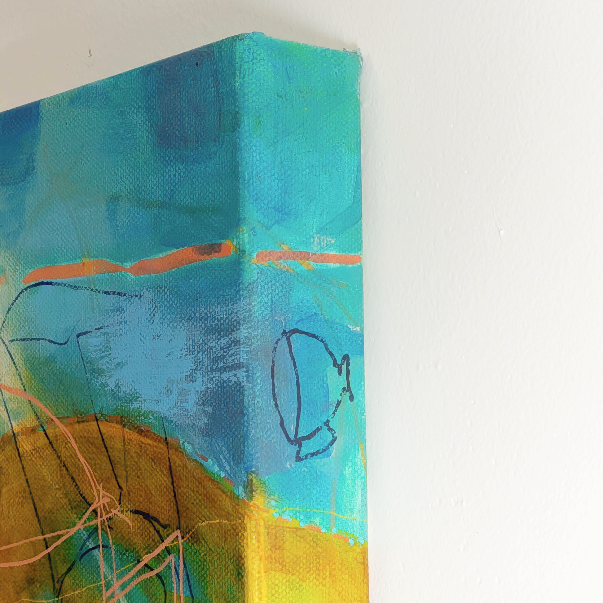 detail - preserves - helen carter abstract painting energetic vibrant abstract with possible mystery vats — and of course, detailed sides because those matter