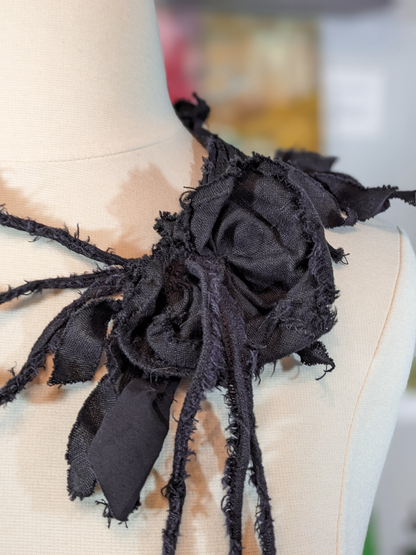 ferraille noir collar ~ neckpiece from secret lentil