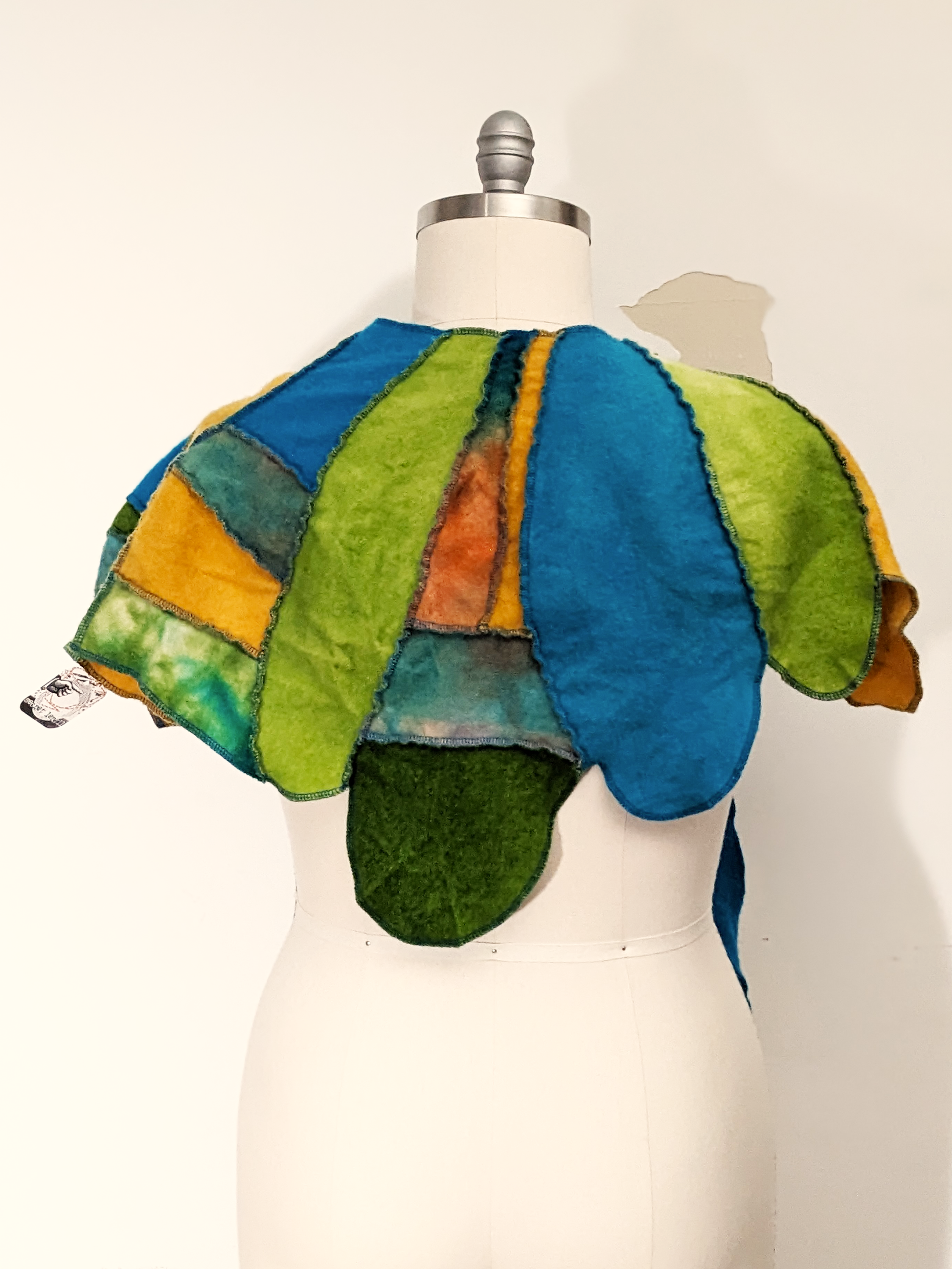 viva le SPROINK: hand dyed wool wrap